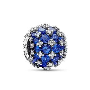 Elegant Round Charm Set in 925 Silver – Hearts, Stars & Flowers