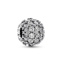 Elegant Round Charm Set in 925 Silver – Hearts, Stars & Flowers