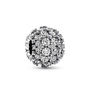 Elegant Round Charm Set in 925 Silver – Hearts, Stars & Flowers