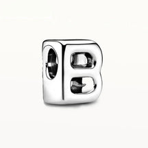 925 Sterling Silver Alphabet Charm Beads – A to Z Initials