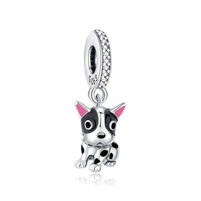 Pet Love Charm Set in 925 Sterling Silver – Paw Prints & Companions