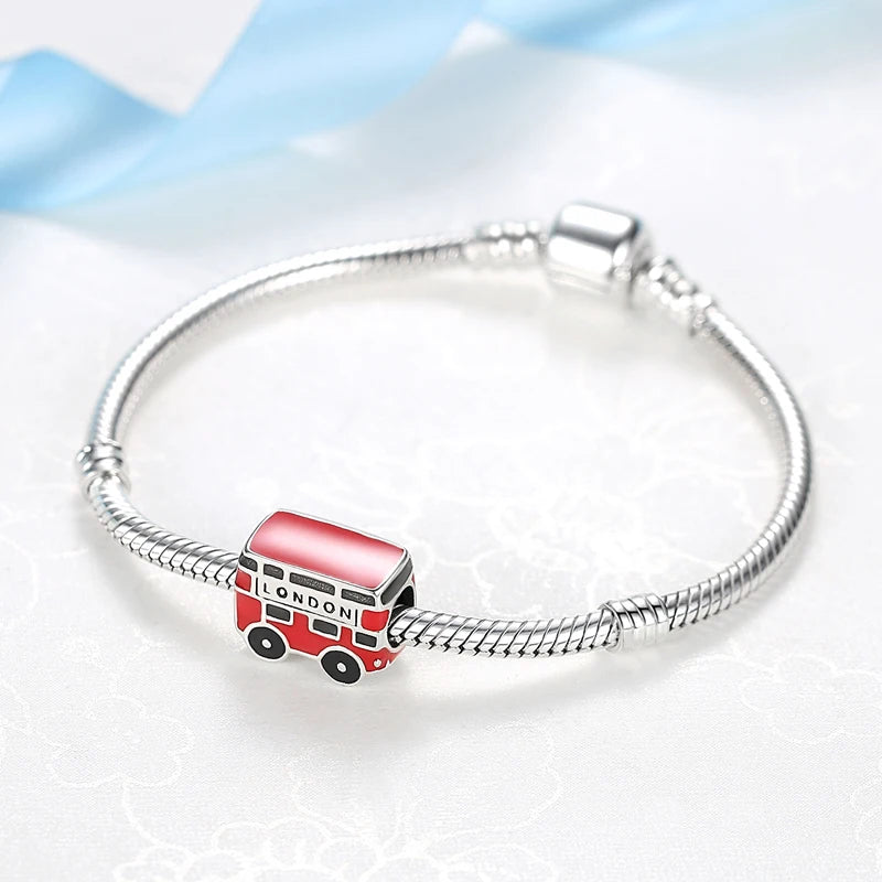 Travel Moments Charm Set in 925 Sterling Silver