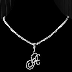 Initial Tennis Pendant Silver 925 Stellare