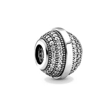 Elegant Round Charm Set in 925 Silver – Hearts, Stars & Flowers