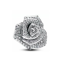 Elegant Round Charm Set in 925 Silver – Hearts, Stars & Flowers