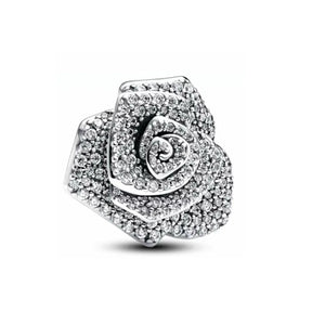 Elegant Round Charm Set in 925 Silver – Hearts, Stars & Flowers