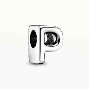 925 Sterling Silver Alphabet Charm Beads – A to Z Initials