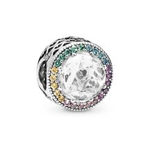 Elegant Round Charm Set in 925 Silver – Hearts, Stars & Flowers
