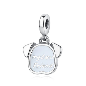 Pet Love Charm Set in 925 Sterling Silver – Paw Prints & Companions