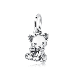 Pet Love Charm Set in 925 Sterling Silver – Paw Prints & Companions