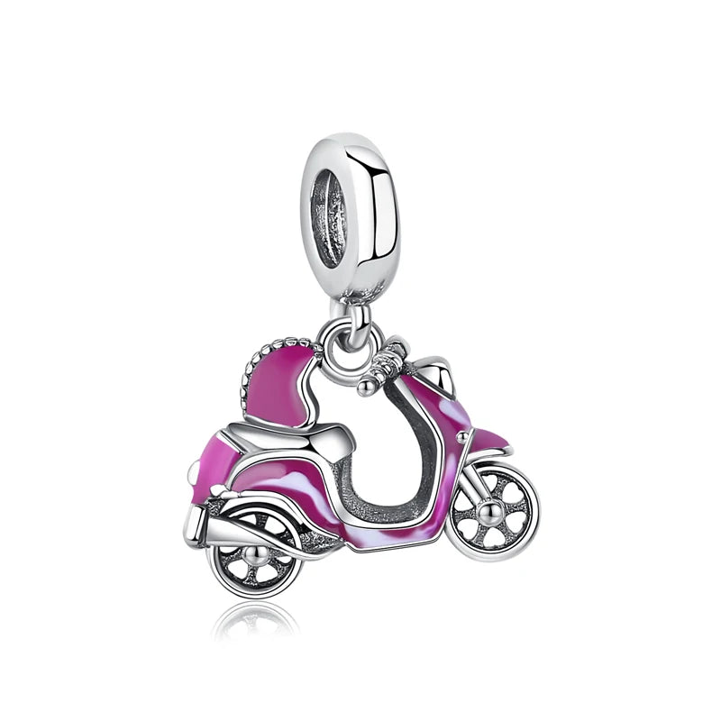 Travel Moments Charm Set in 925 Sterling Silver