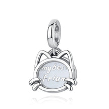 Pet Love Charm Set in 925 Sterling Silver – Paw Prints & Companions