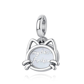 Pet Love Charm Set in 925 Sterling Silver – Paw Prints & Companions