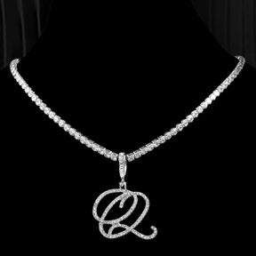 Initial Tennis Pendant Silver 925 Stellare