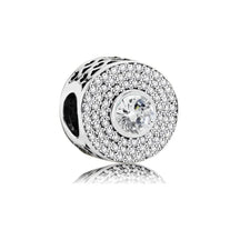 Elegant Round Charm Set in 925 Silver – Hearts, Stars & Flowers