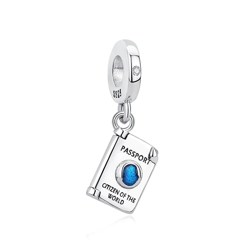 Travel Moments Charm Set in 925 Sterling Silver
