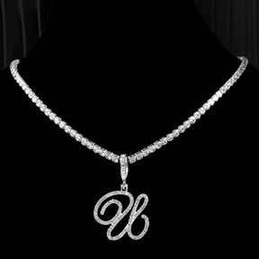 Initial Tennis Pendant Silver 925 Stellare