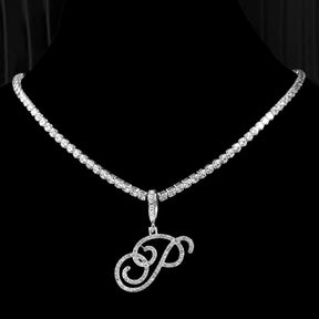 Initial Tennis Pendant Silver 925 Stellare
