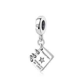 Travel Moments Charm Set in 925 Sterling Silver