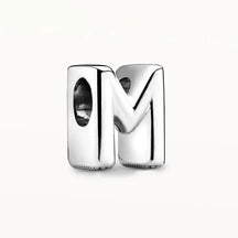 925 Sterling Silver Alphabet Charm Beads – A to Z Initials