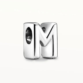925 Sterling Silver Alphabet Charm Beads – A to Z Initials