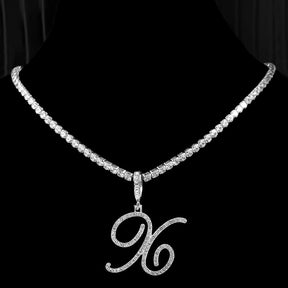 Initial Tennis Pendant Silver 925 Stellare