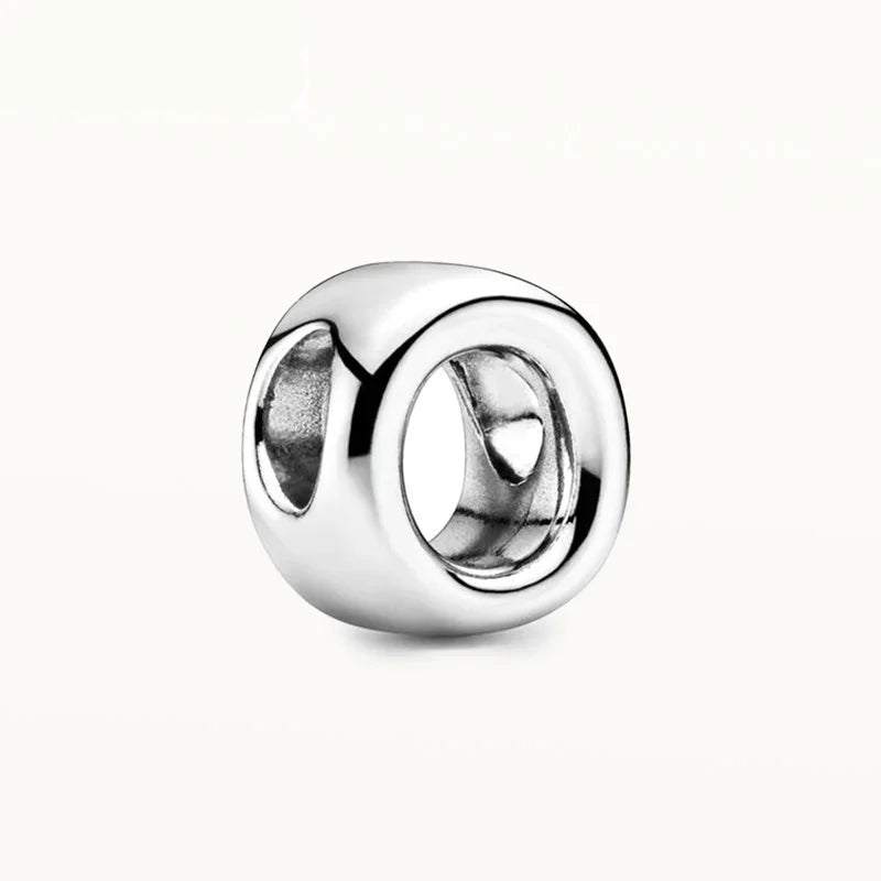 925 Sterling Silver Alphabet Charm Beads – A to Z Initials
