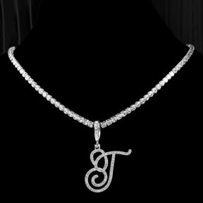 Initial Tennis Pendant Silver 925 Stellare