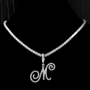 Initial Tennis Pendant Silver 925 Stellare