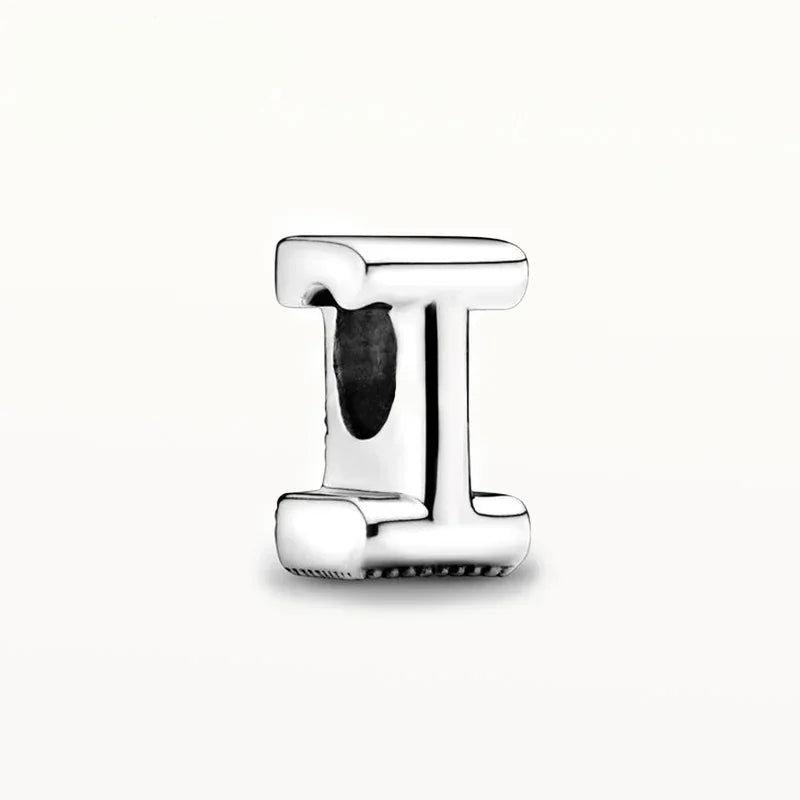 925 Sterling Silver Alphabet Charm Beads – A to Z Initials