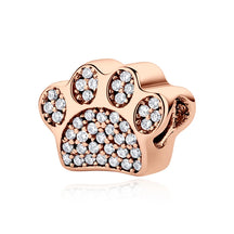 Pet Love Charm Set in 925 Sterling Silver – Paw Prints & Companions