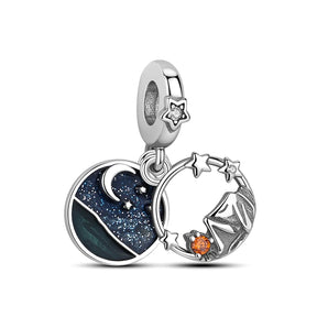 Travel Moments Charm Set in 925 Sterling Silver