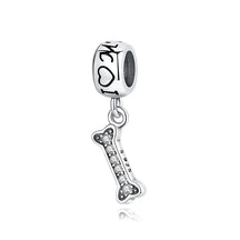 Pet Love Charm Set in 925 Sterling Silver – Paw Prints & Companions