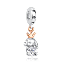 Pet Love Charm Set in 925 Sterling Silver – Paw Prints & Companions