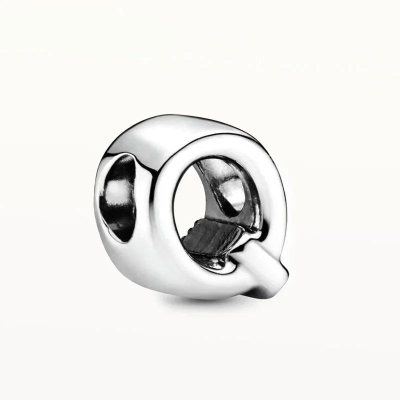 925 Sterling Silver Alphabet Charm Beads – A to Z Initials