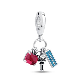 Travel Moments Charm Set in 925 Sterling Silver