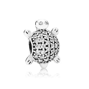 Elegant Round Charm Set in 925 Silver – Hearts, Stars & Flowers