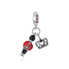 Travel Moments Charm Set in 925 Sterling Silver
