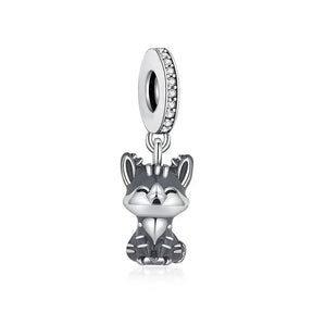 Pet Love Charm Set in 925 Sterling Silver – Paw Prints & Companions