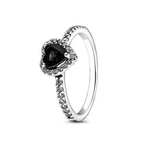 Sparkling Elevated Heart Ring