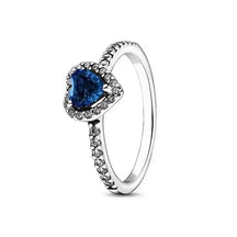 Sparkling Elevated Heart Ring
