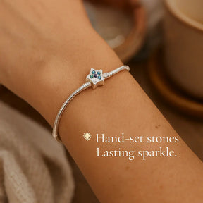 Zirconia Clasp Blue Grace Bracelet Stellare