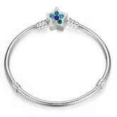 Zirconia Clasp Blue Grace Bracelet Stellare