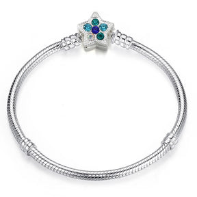 Zirconia Clasp Blue Grace Bracelet Stellare