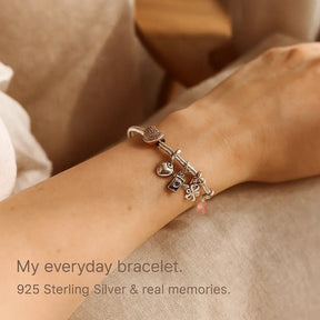 Zirconia Clasp Blush Sparkle Bracelet Stellare