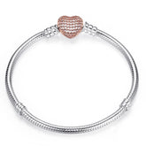 Zirconia Clasp Blush Sparkle Bracelet Stellare