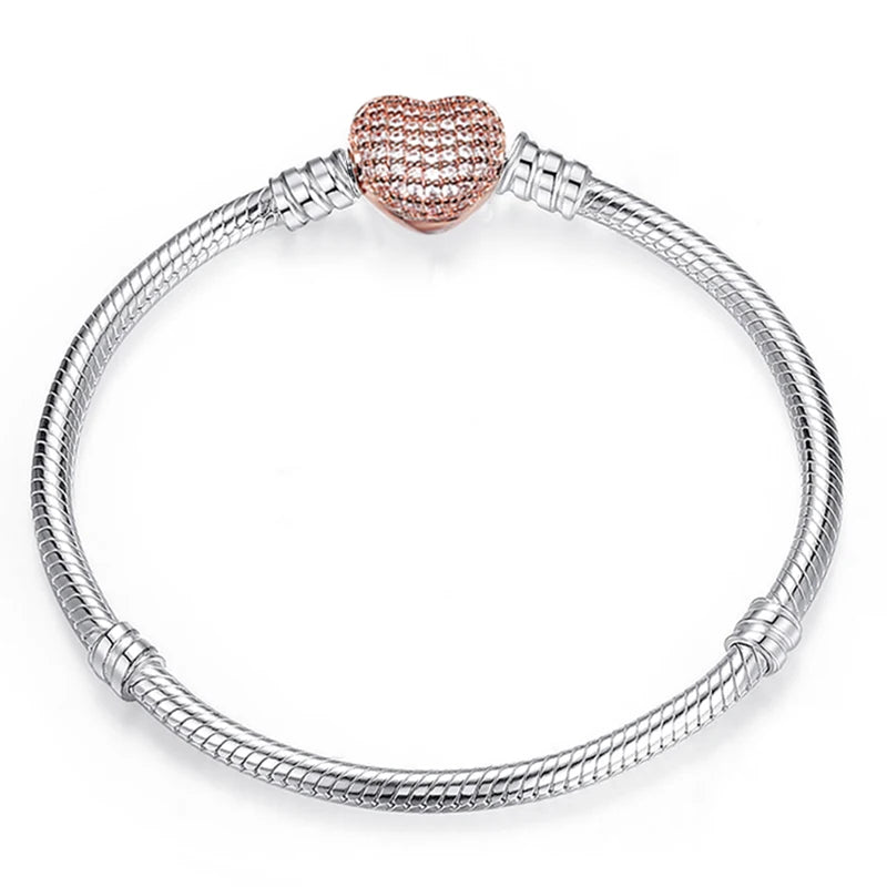 Zirconia Clasp Blush Sparkle Bracelet Stellare