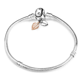 Zirconia Clasp Rose Drop Bracelet Stellare