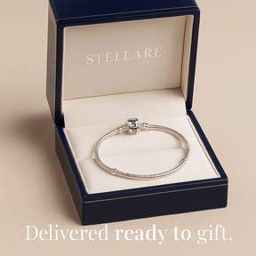 Zirconia Clasp Silver Heartlock Bracelet Stellare