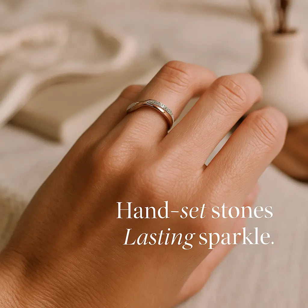 Infinity Ring in 925 Sterling Silver